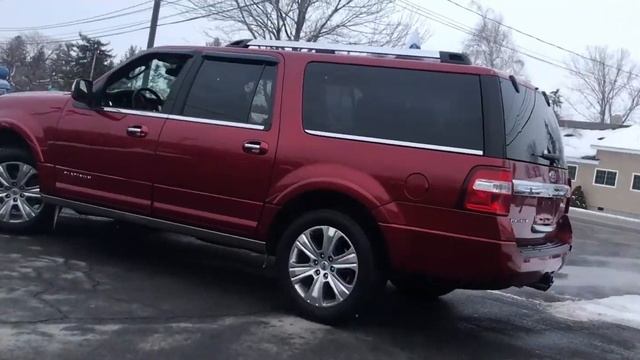 2016 Ruby Red Ford Expedition Platinum - Fuccillo Ford Adams смотреть онлайн