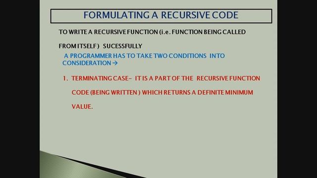 RECURSION USING PYTHON PART 1( For CBSE XII Class Computer Science) смотреть онлайн