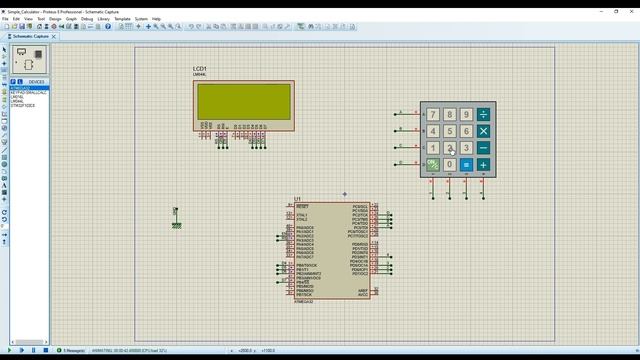 Simple Calculator Using Atmega 32 and KeyPad смотреть онлайн