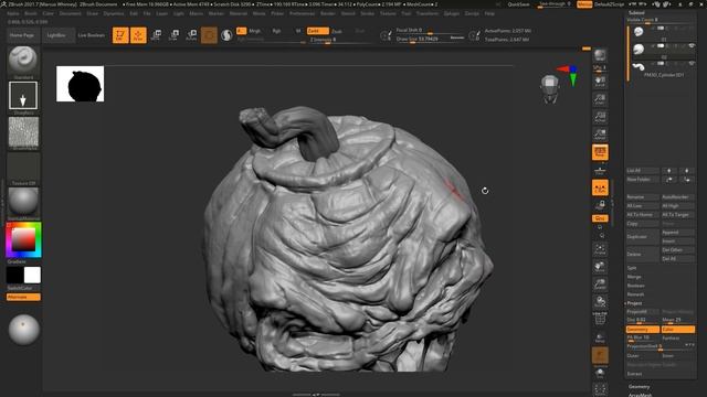 ZBrush to Photoshop Timelapse - 'Halloween Special' Concept смотреть онлайн