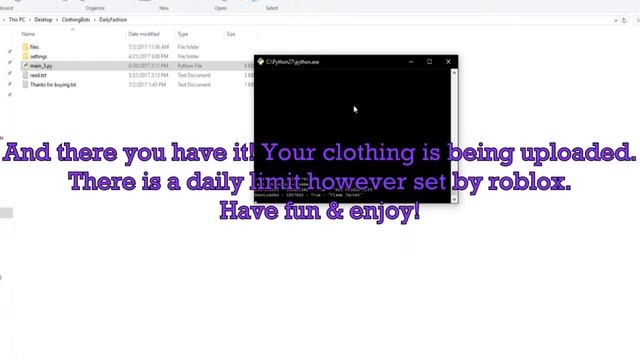 ? ROBLOX 2018 FREE CLOTHING BOT DOWNLOAD ? смотреть онлайн