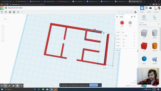 Making Your Dream Home Floorplan In Tinkercad