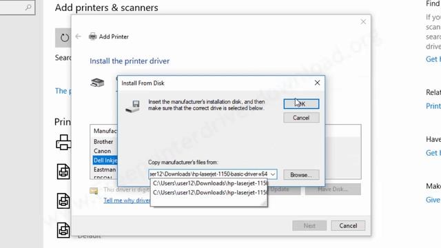 How to Install HP laserjet 1150 printer driver manually in Windows 10, 7, 8 смотреть онлайн