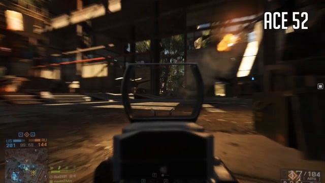 Противостояние: SCAR-H vs. ACE 52 (Battlefield 4 gameplay, гайд) смотреть онлайн