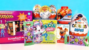 СЮРПРИЗ MIX! БРАВЛЫ Пятерочка, SOS Pets, MARVEL, Сказочный патруль,Леди Баг Unboxing Kinder Surprise