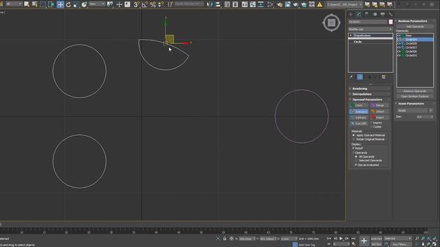 Shape Boolean - 3ds Max 2019 смотреть онлайн