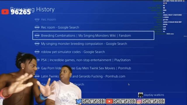 iShowSpeed Catches His Brother Watching Corn *DAD CALLED* смотреть онлайн