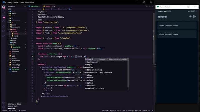 #07 - Criando a parte funcional do app - Projeto Tasks - React Native + Firebase 2022 смотреть онлайн