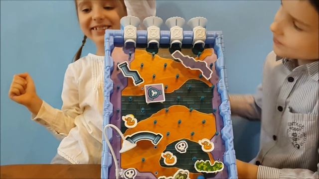 Обзор настольной игры Крокодил Свомпи. Review of game Wheres my water ? (Crocodile Swampy) смотреть онлайн
