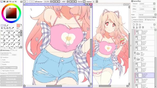 【Speedpaint】 Daisy cat - Celshading (Hyan Timelapse #68) смотреть онлайн