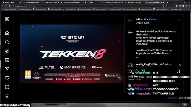 I'M LEAKIN OVER THIS LEAK!! TEKKEN 8 BRYAN FURY REACTION смотреть онлайн