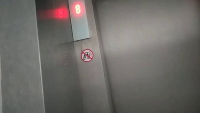 Электрический лифт (Schindler-2016 г. в.) V=1 м/с грузоподъёмность 630 кг. (201) смотреть онлайн