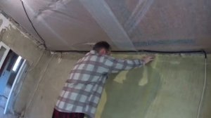 Штукатурка глиняных стен на сетку. Правильная штукатурка.