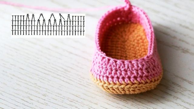 Пинетки-туфельки крючком. Подробное описание |DIY - Crochet. Easy Baby Booties смотреть онлайн