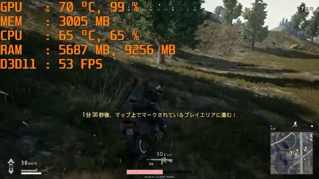 I5-3550+GTX1050Ti+HDD PUBG Play TEST