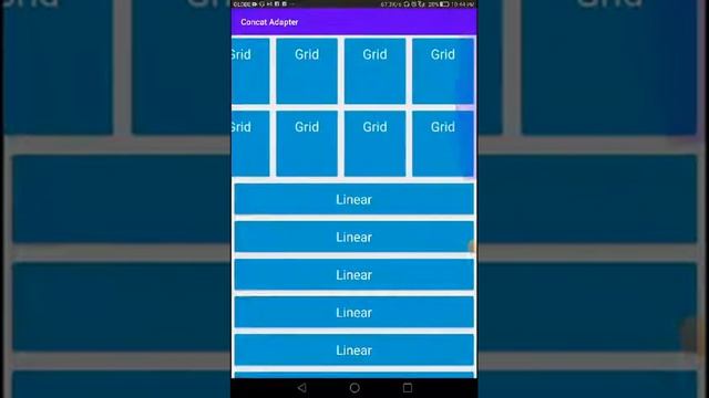 Using Concat Adapter to attach Horizontal Grid with Linear Grid смотреть онлайн