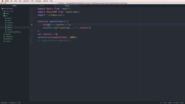 Lession 03 React js#3 Rendering some basic React elements смотреть онлайн