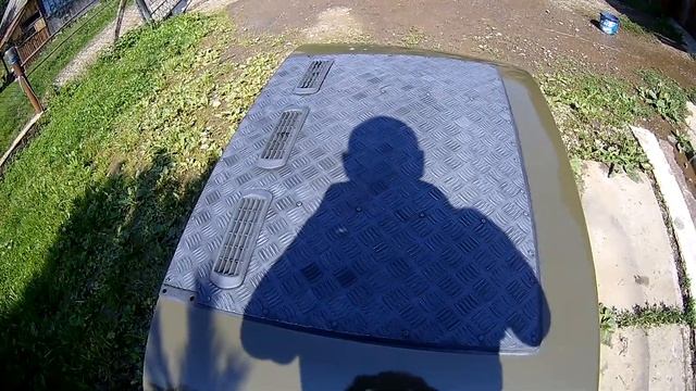 МОНТУЄМО ДОДАТКОВІ ЗЯБРА НА КАПОТ ТА ФАРБУЄМО ЙОГО / РЕМОНТ КУЗОВА УАЗ 469 / ТРАНСФОРМАЦІЯ УАЗа смотреть онлайн