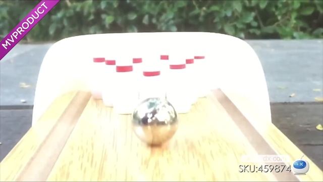 Funny Table Game-Wooden Mini Desktop Parent-child Fun Bowling Game Toy Set смотреть онлайн