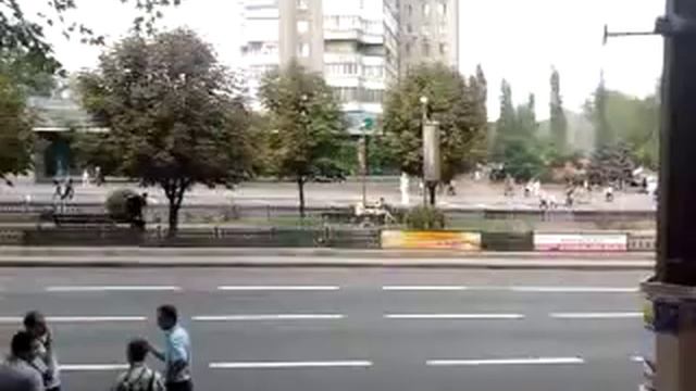 Николаев, пр.Ленина-Советская 21.09.2012 смотреть онлайн