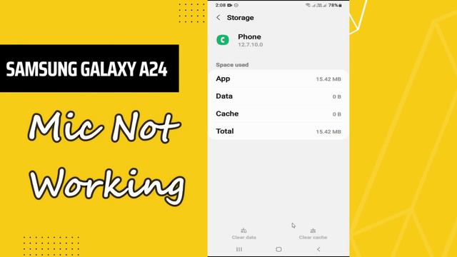 Samsung Galaxy A24 Mic Not Working || How to solve mic problems || Mic issue смотреть онлайн