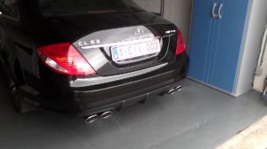 Mercedes CL 63 AMG cold start  -  brutal sound