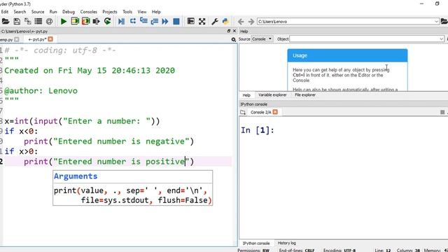python program to find entered number is positive or negative смотреть онлайн
