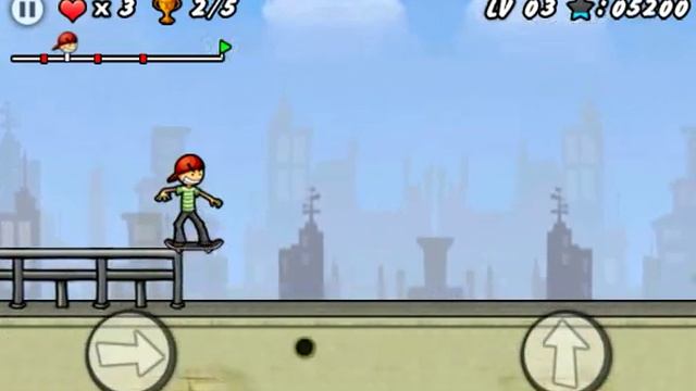Skater Boy - Mobile Gameplay смотреть онлайн