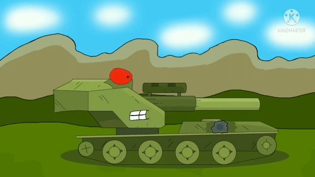 Вафля Е100(Г) VS Кв-35(Г). Мультики про танки смотреть онлайн