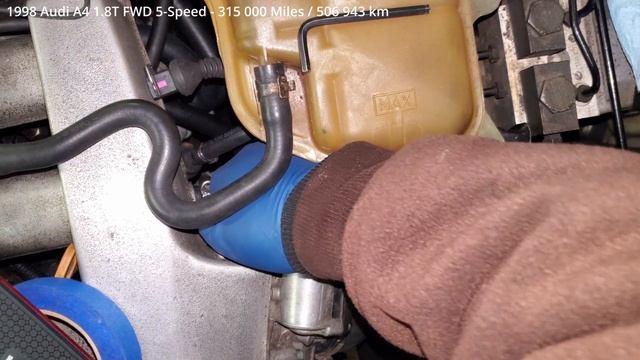 Audi A4B5 Intake Temperature sensor Replacement смотреть онлайн