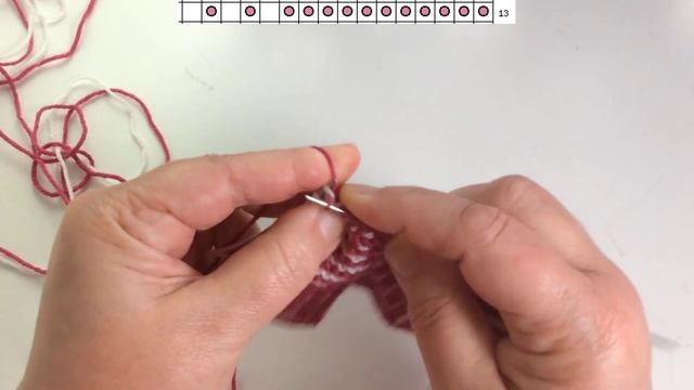 Квадраты с эффектом 3d очень просто. Мозаичное вязание спицами. смотреть онлайн