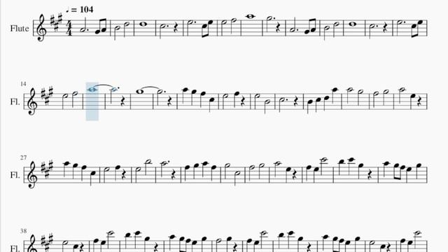 Flute Sheet Music: How to play Seigi No Chikara (Fairy Tail) by Yasuharu Takanashi смотреть онлайн