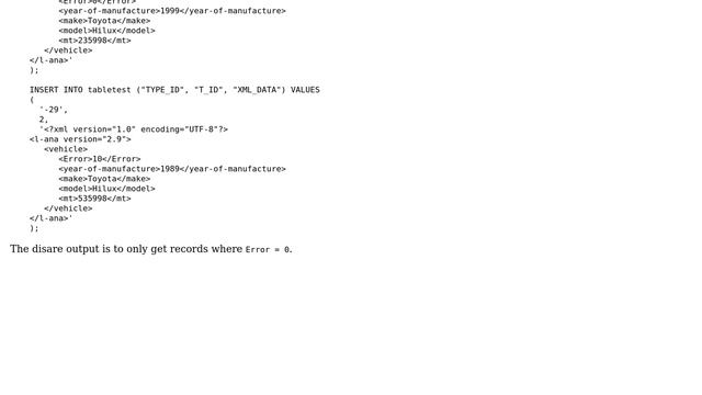 Databases: Oracle 11G Clob column with where clause смотреть онлайн