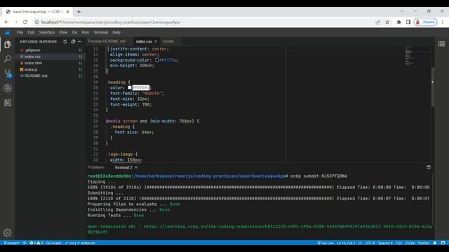 CCBP React JS || Super Over League || Coding Practice - 1 || NXT WAVE смотреть онлайн