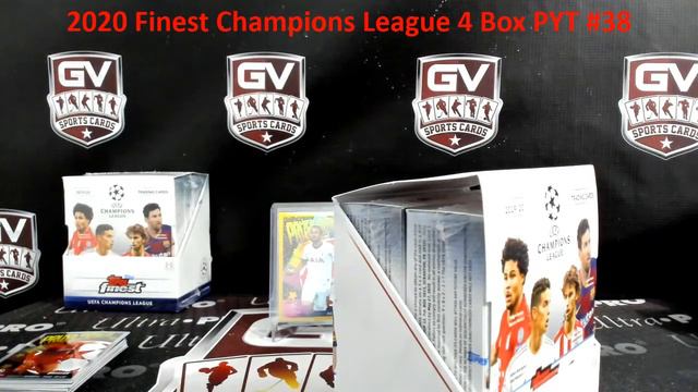 2019/20 Topps Finest UEFA Champions League Soccer Hobby 4 Box PYT #38 смотреть онлайн