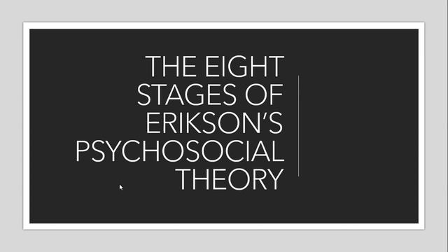 Erik Erikson (Education Psychology) смотреть онлайн