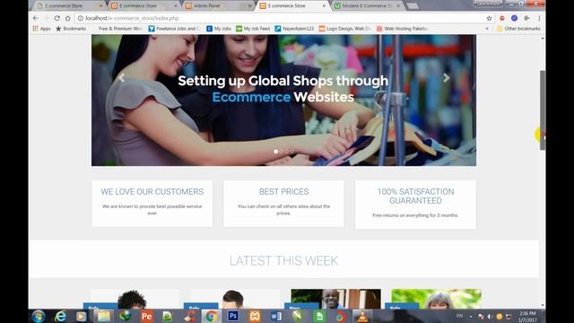 Modern E Commerce Store In php & mysqli With Bootstrap-Second Section Introduction part1 смотреть онлайн