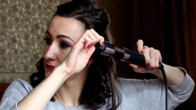 Голливудские локоны / Как сделать волну / Для коротких волос | VanilllaMaria смотреть онлайн