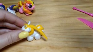 Поделка: Единорог из пластилина поэтапно. Воздушный пластилин. Мастер-класс. Поделка в садик,в школ