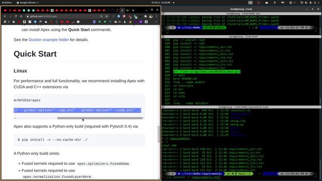Installing NVIDIA's NeMo and running the tutorial notebook смотреть онлайн