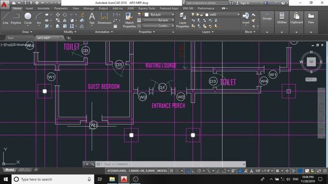 AUTOCAD MEP TRAINING 01 (MODIFYING ARCHITECTURAL DESIGN) смотреть онлайн