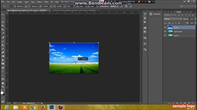 How to Replace a Sky easily in Photoshop Tutorial смотреть онлайн