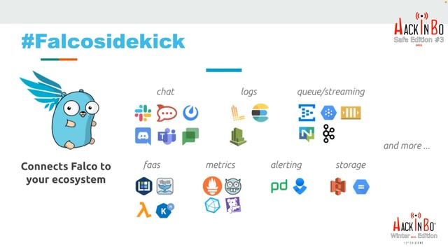HackInBo® Winter 2021 - Falco + Falcosidekick= a Kubernetes Response Engine - Stefano Chierici смотреть онлайн