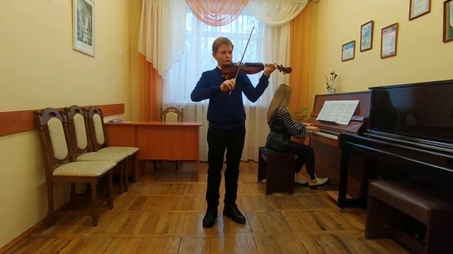 Герасимович Владислав, 10 лет. Ш. Данкля Мазурка, М. Классерт Скерцо. смотреть онлайн