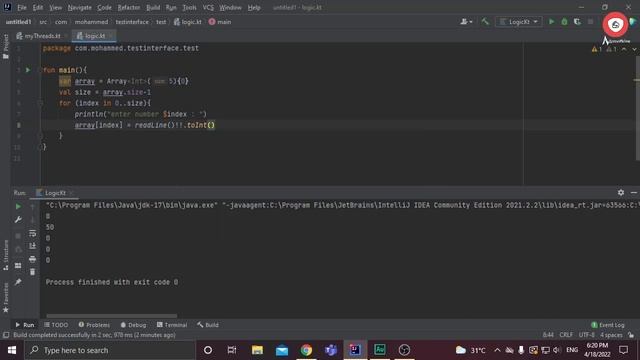 شرح المصفوفات في الاندرويد | array in kotlin смотреть онлайн