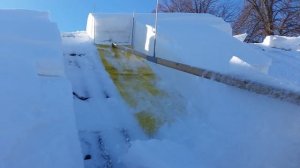 ?Очистка крыши от снега.Хороший способ! часть 1.