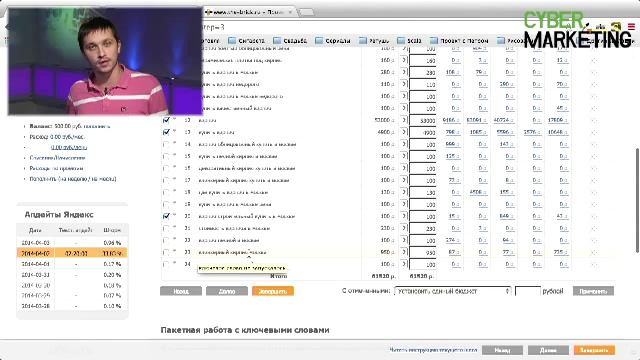 Заведение рекламной кампании в Системе SeoPult. Руслан Байбеков