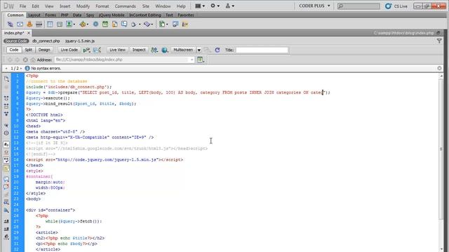 Creating A Blog System With PHP & MySQL: Part Four смотреть онлайн