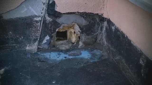 Ремонт террасы, гидроизоляция и укладка плитки. смотреть онлайн