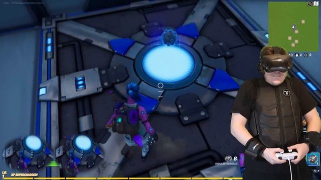 Fortnite VR But I Can Feel Pain.. (Haptic Suit) смотреть онлайн